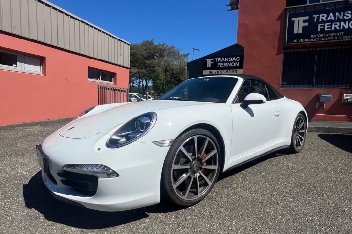 PORSCHE 911 CARRERA CABRIOLET 4S Cabriolet 3.8i 400 PDK Entretien Concessionnaire Porsche A Jour & Garantie Porsche